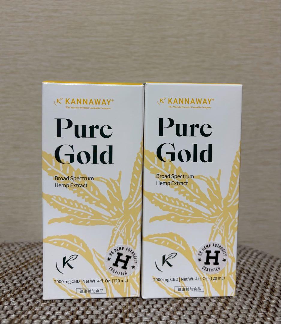 kannawayピュアゴールド2000mg 2本　‼️2025/5月購入分‼️