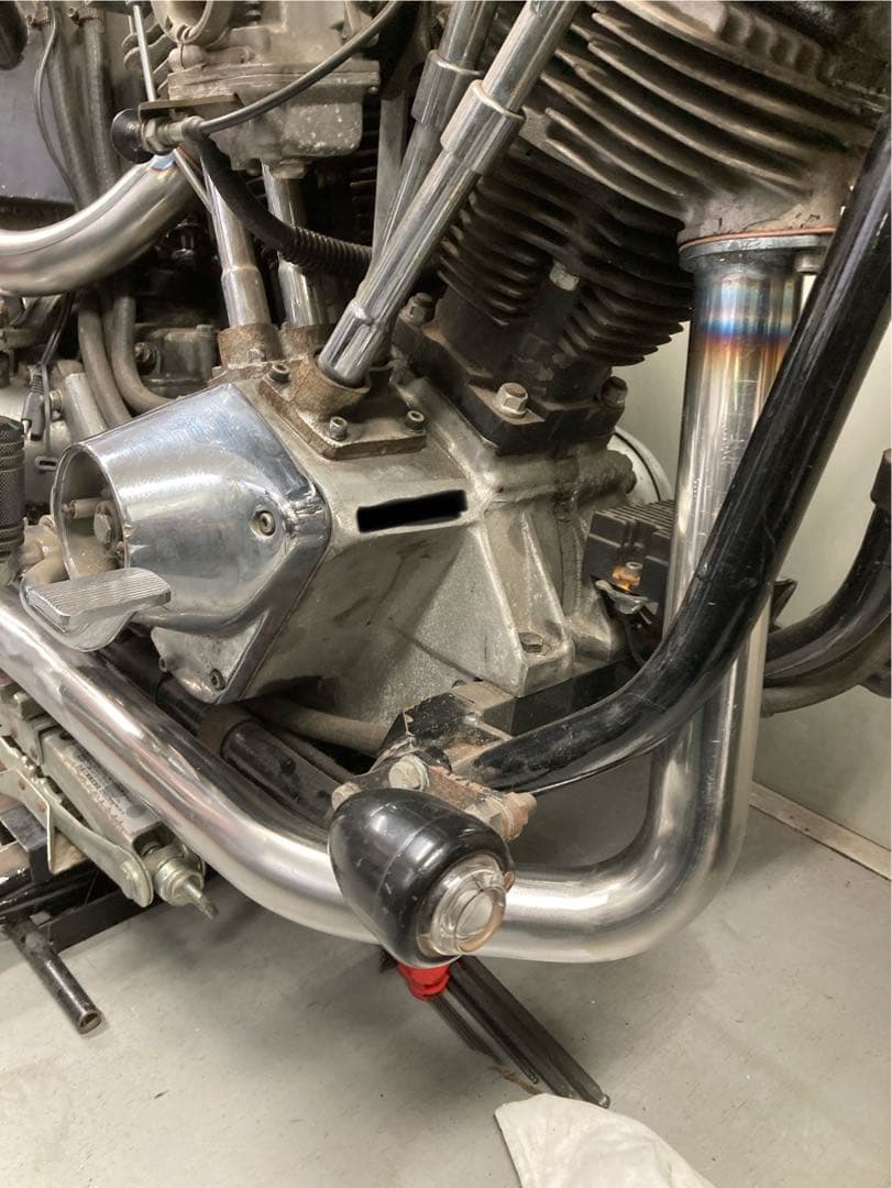 ケニー ドラックパイプ　ドラッグパイプ　ショベルヘッド　アップスイープ