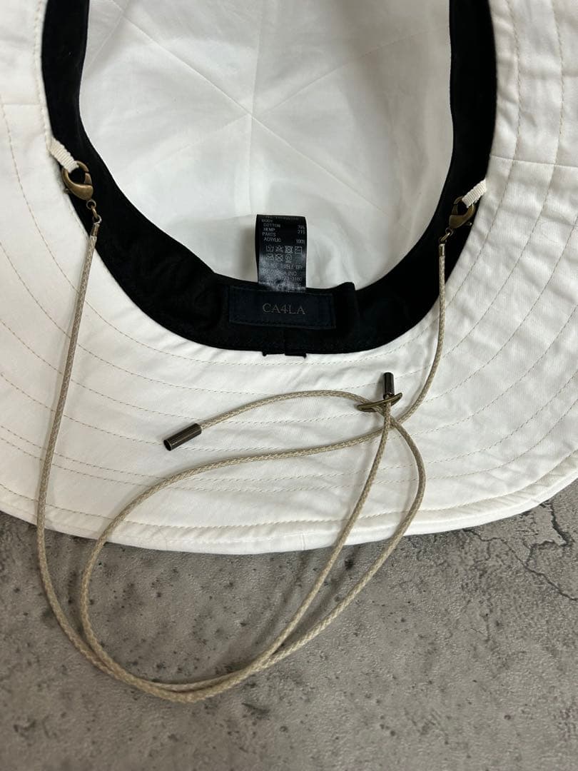 ☆美品☆ CA4LA カシラ LAUNDRY NOVEL ハット 日本製