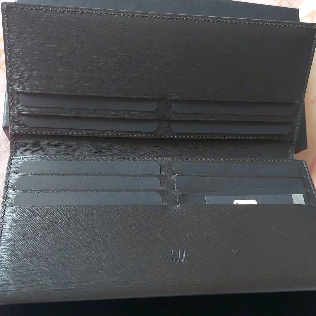 ダンヒル 長財布 サイドカー ダークブラウン