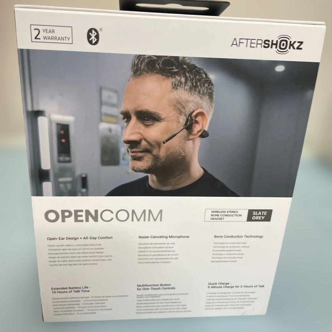 新品未使用　AFTERSHOKZ OPENCOMM 骨伝導ヘッドセット