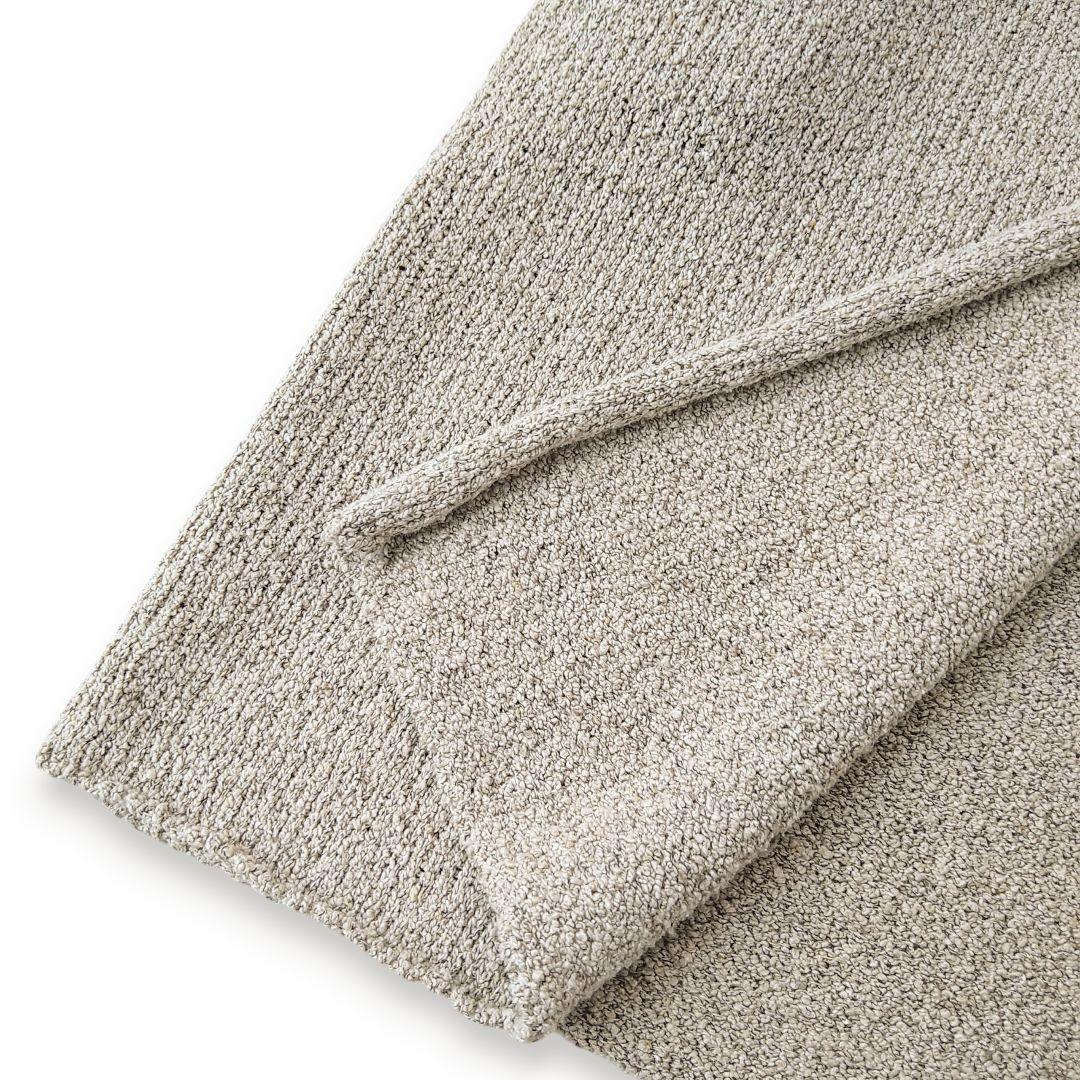 ■美品 evam eva エヴァムエヴァ シルクリネン ニットカーディガン