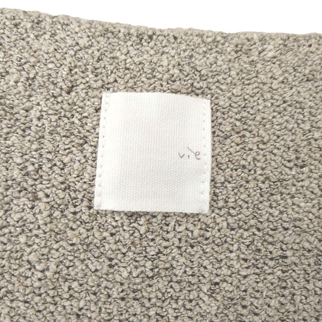 ■美品 evam eva エヴァムエヴァ シルクリネン ニットカーディガン