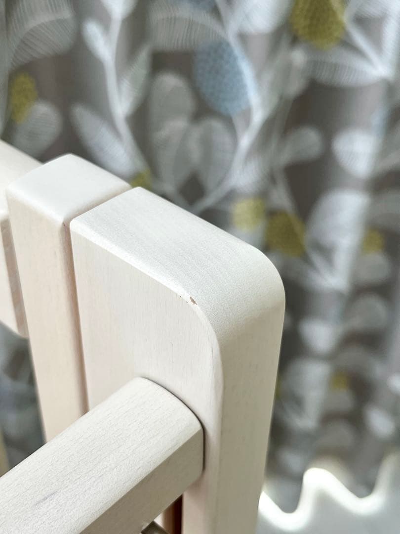 【美品❣️】サワベビー 3面スライド ミニベビーベッド ホワイト コンパクト