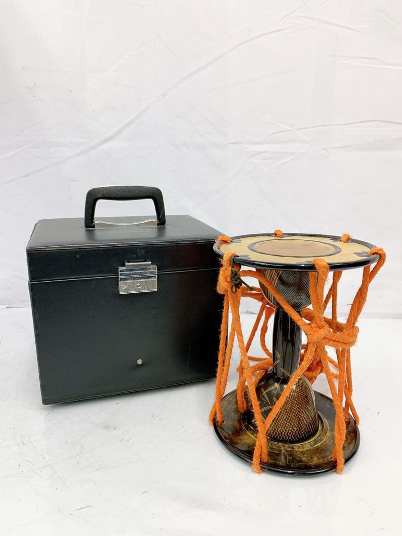 5SAM41 ☆時代物☆ 鼓太鼓 堤太鼓 金蒔絵 和楽器 打楽器 芸者 舞妓