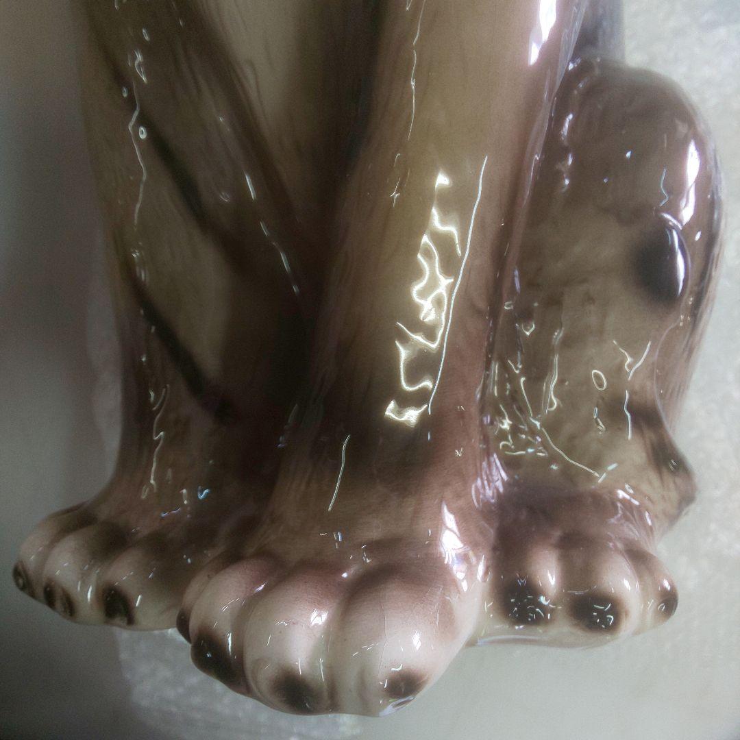 陶器 猫 置物 ドマン