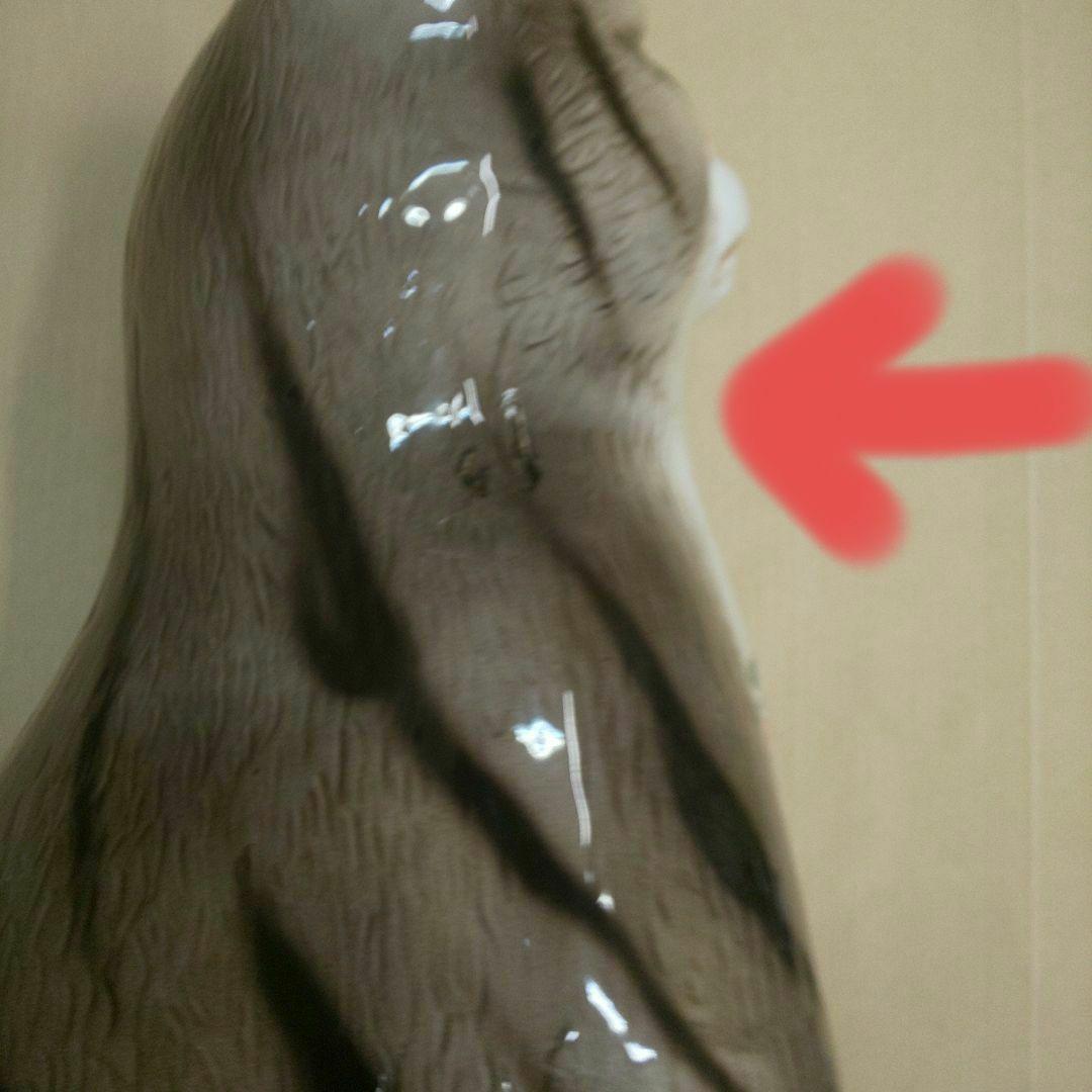 陶器 猫 置物 ドマン