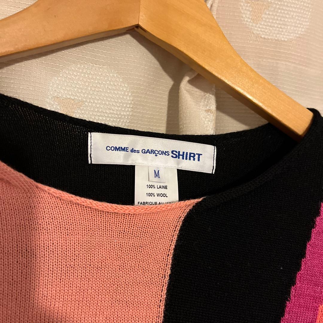 コムデギャルソンシャツ　24aw カラーニット