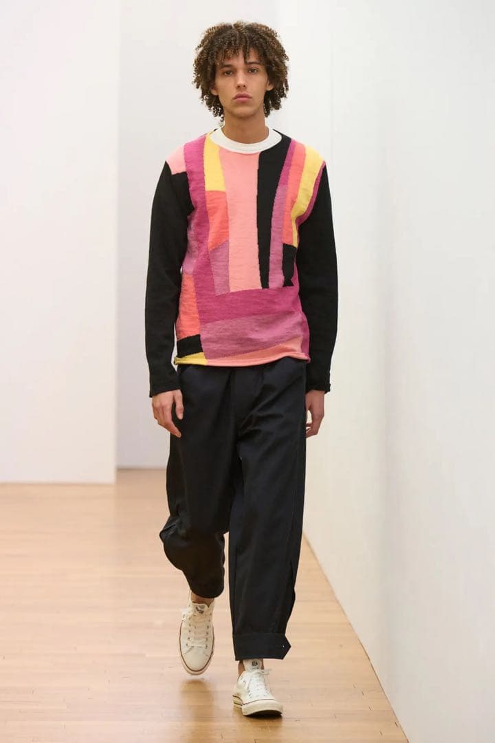 コムデギャルソンシャツ　24aw カラーニット