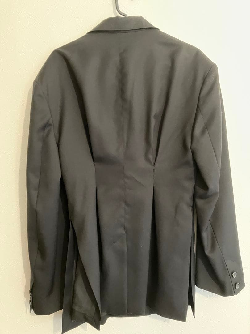 SIIILON Tack airy JKT 黒 ジャケット リボン