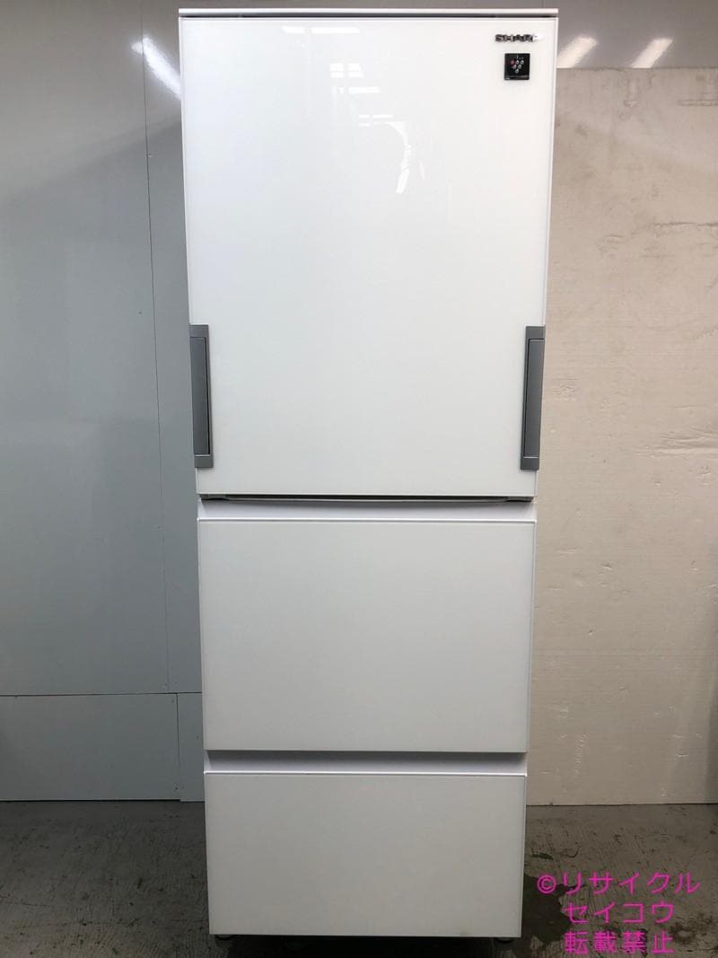 【中古】シャープ冷蔵庫 350L 2020年式2507260915