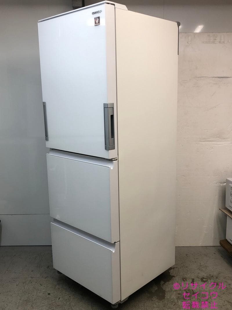 【中古】シャープ冷蔵庫 350L 2020年式2507260915
