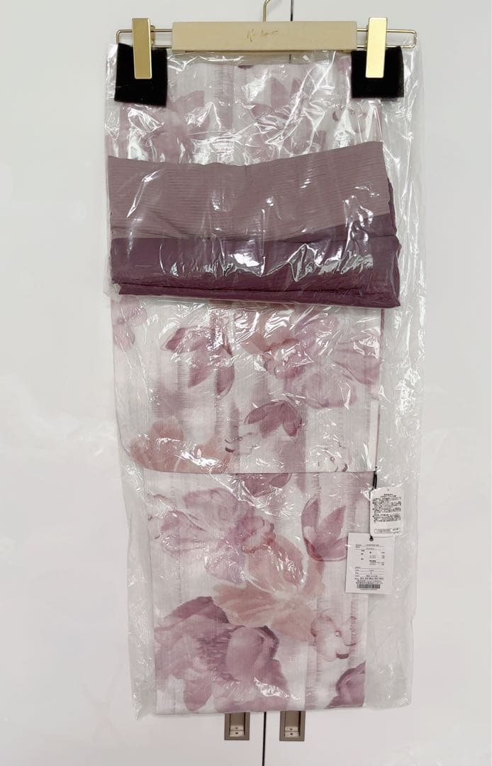 herlipto 花柄浴衣　帯セット