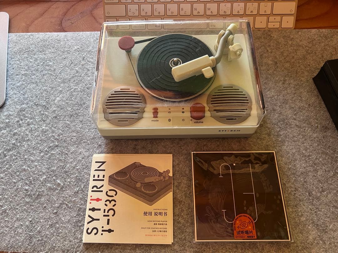 Syitren レコードプレーヤー型bluetoothスピーカー