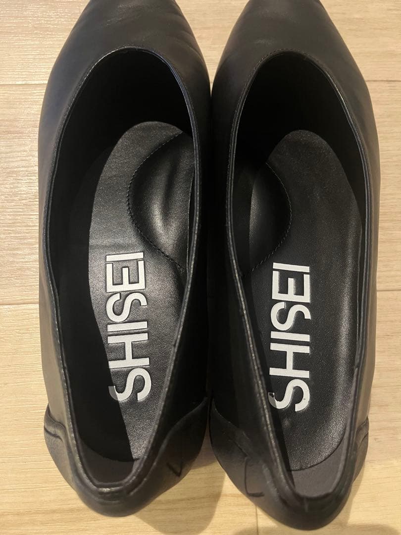 SHISEI フラットパンプス ブラック 36.5