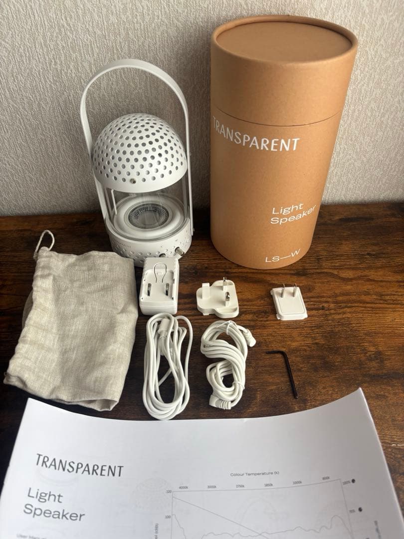 TRANSPARENT ランタン ライト スピーカー