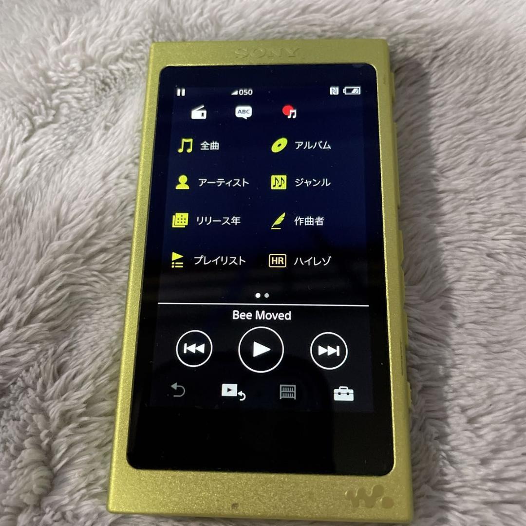 SONY ウォークマン NW-A35HN ライムイエロー 16GB ハイレゾ対応
