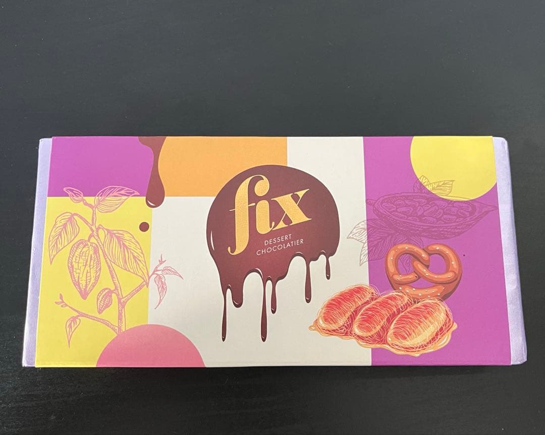 さくら　fixチョコレート（紙袋つき）プレッツェルとピスタチオの計2枚