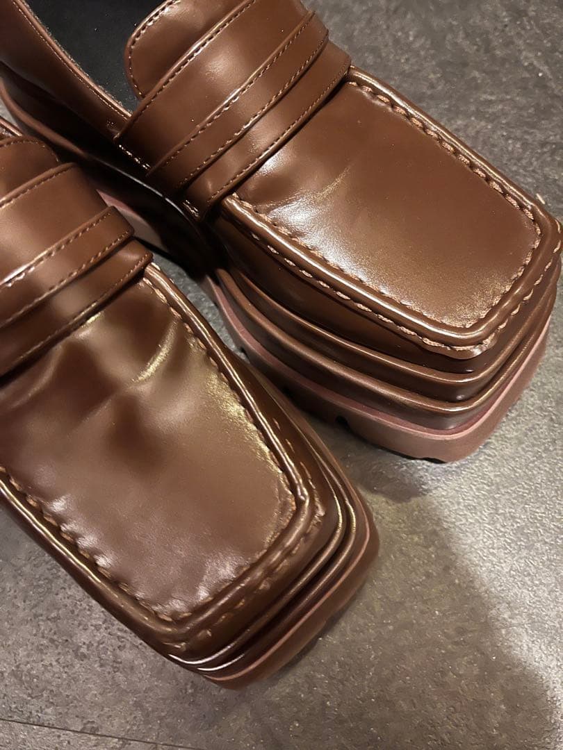 ダーリッチ プラットフォームローファー Lサイズ