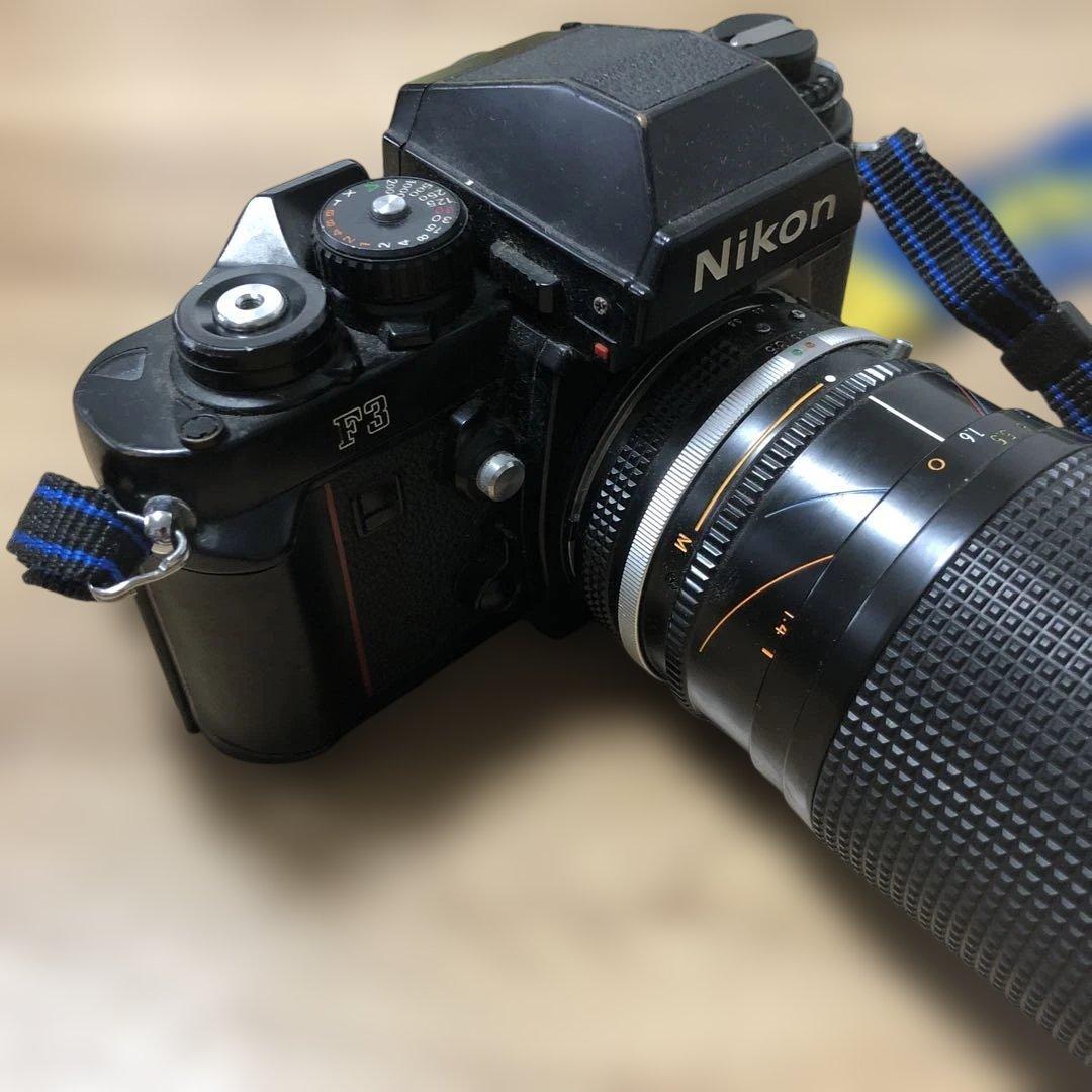 Nikon F3 一眼レフカメラ 望遠レンズ付き　35-200 ジャンク品