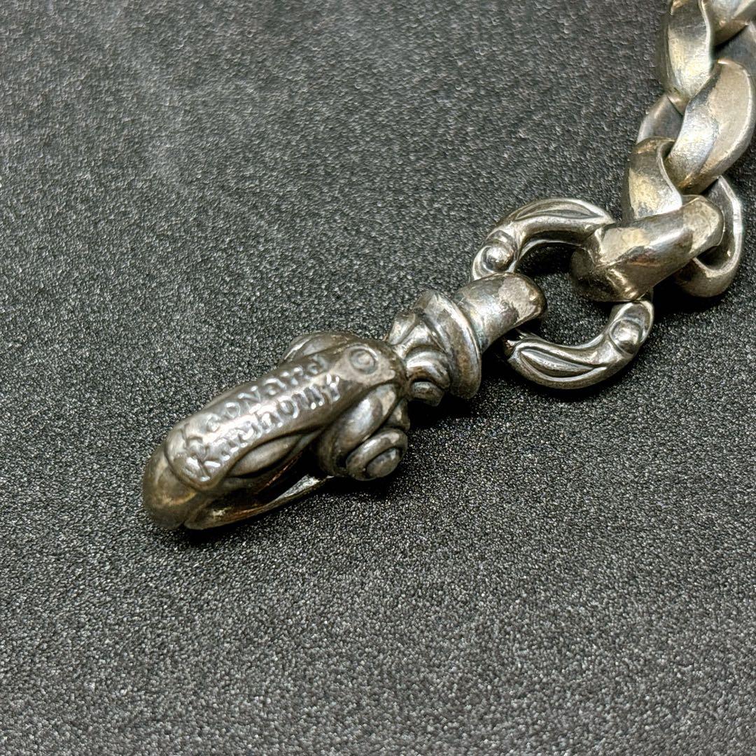 レナードカムホート ウォレットチェーン シルクへロン スワンフック シルバー