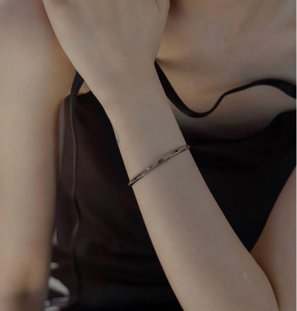 tsui シルバー ゴールド バングルセット