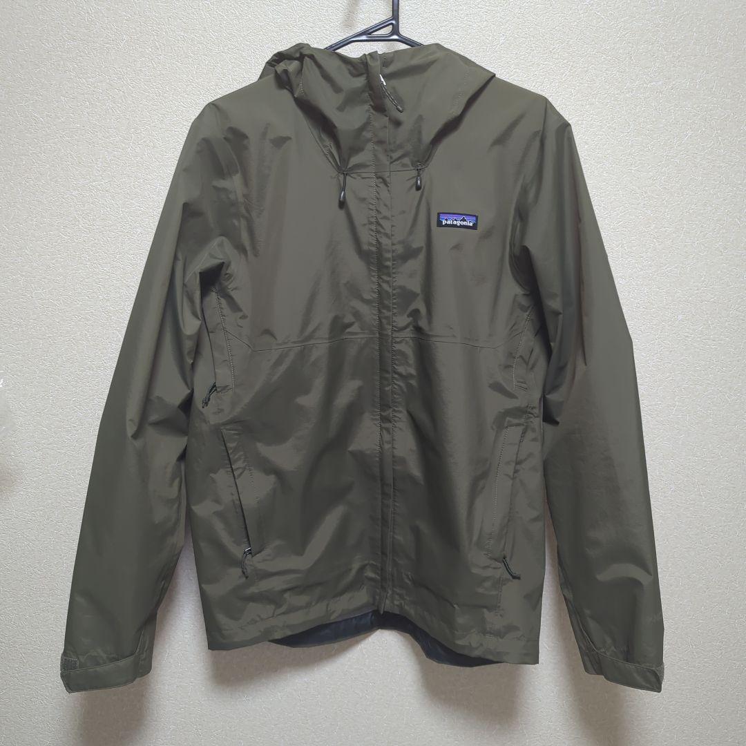 patagonia トレントシェルジャケット　オリーブ