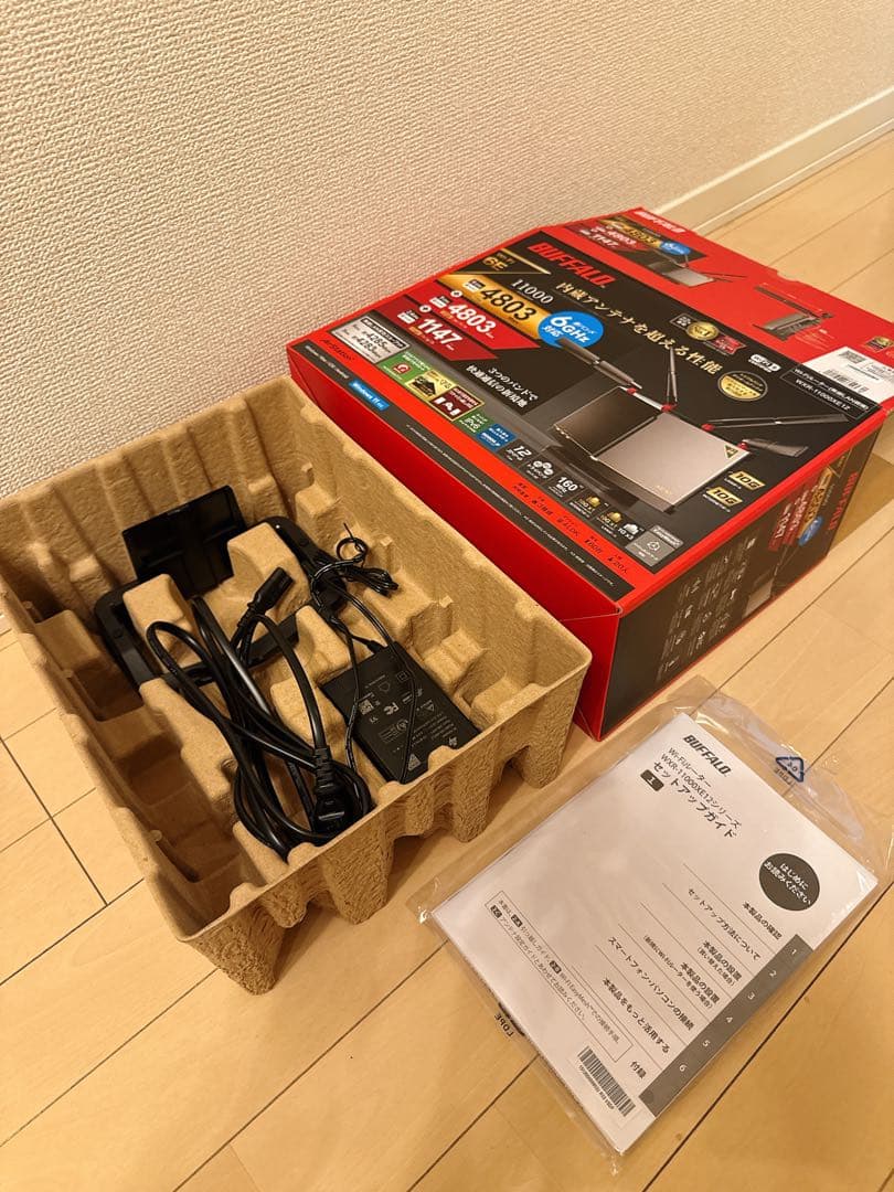 【BUFFALO】 WXR-11000XE12 Wi-Fi 6E対応 ルーター