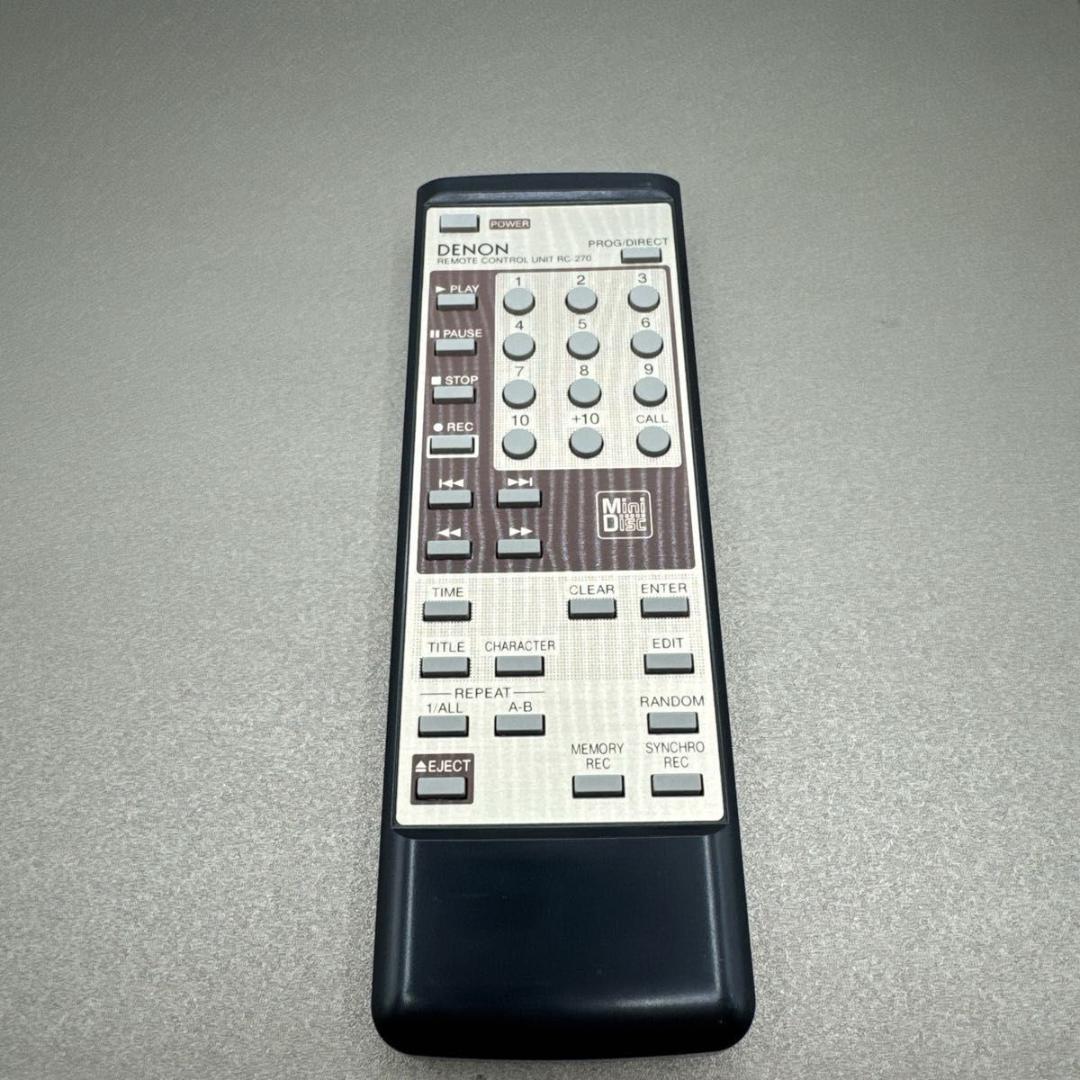 DENON MDレコーダー　DMD-1600AL　リモコン付き