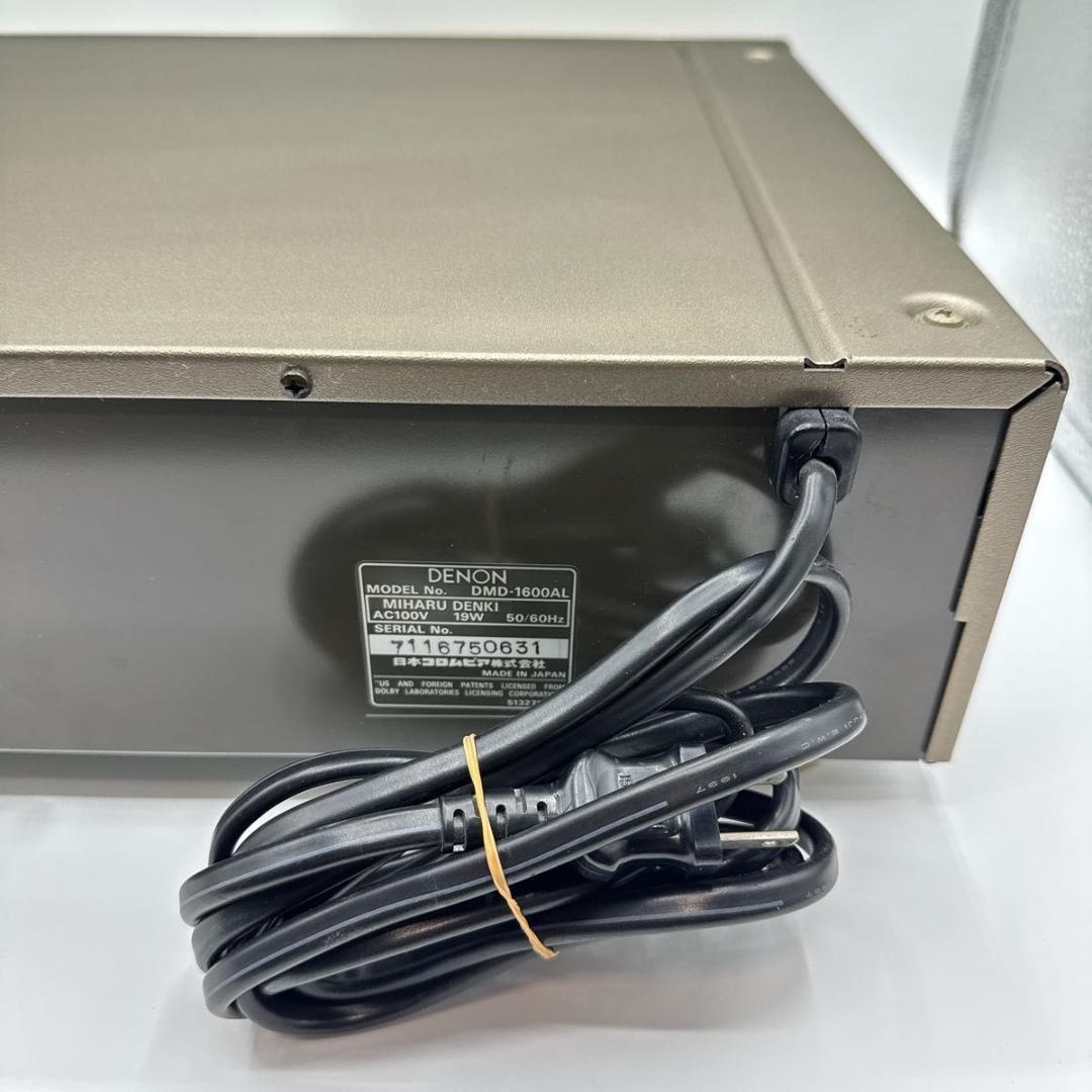 DENON MDレコーダー　DMD-1600AL　リモコン付き