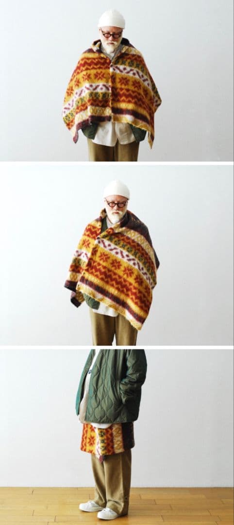 ★未使用/美品★Engineered Garments Button Shawl