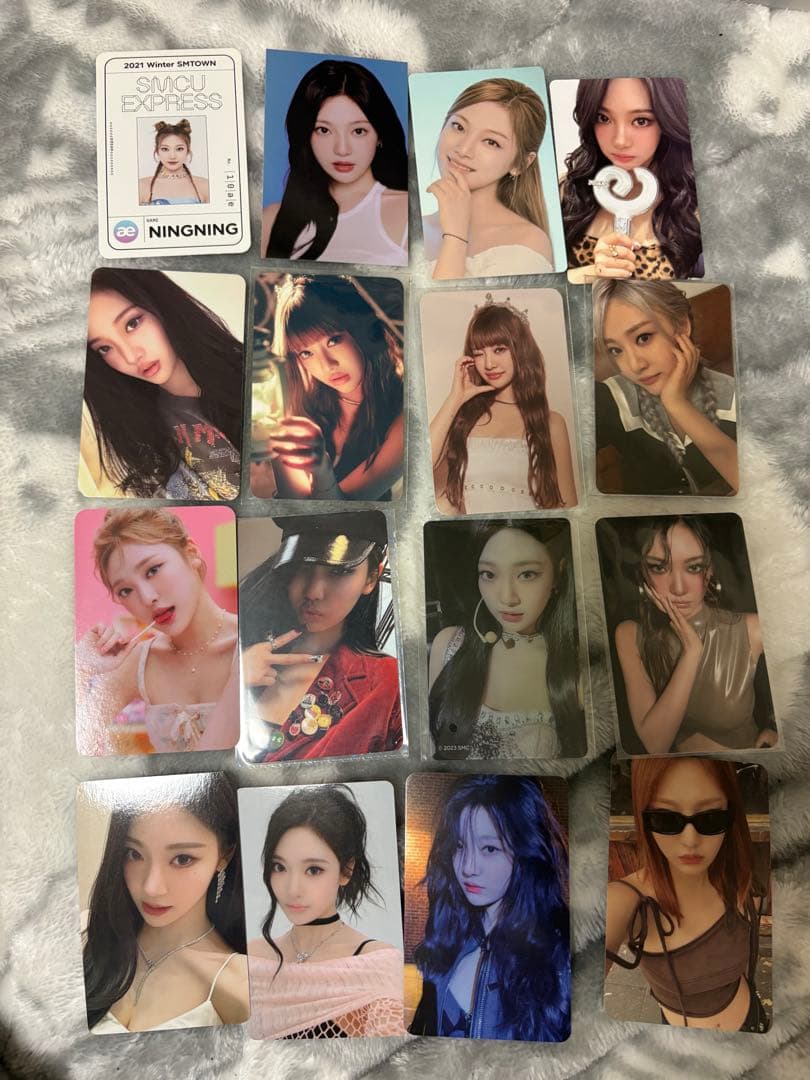 K-POPタレントカードセット 16枚 Ningning