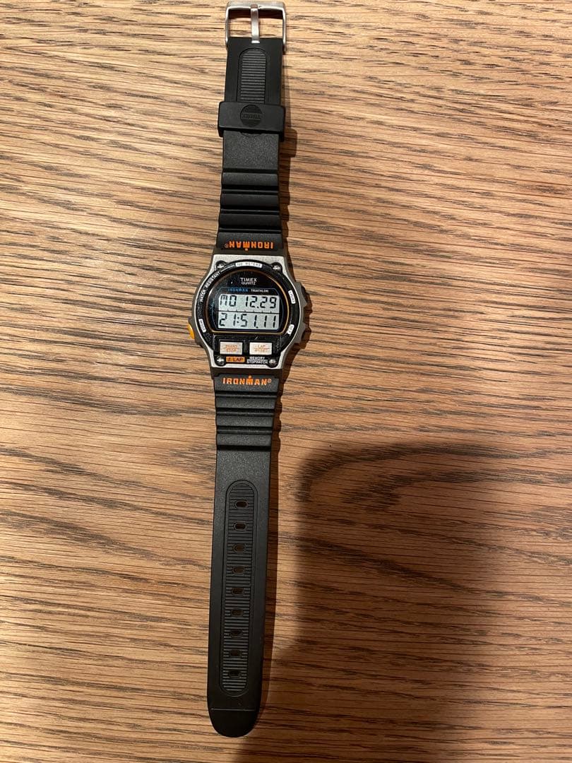 TIMEX IRONMAN デジタル腕時計 ブラック 8lap