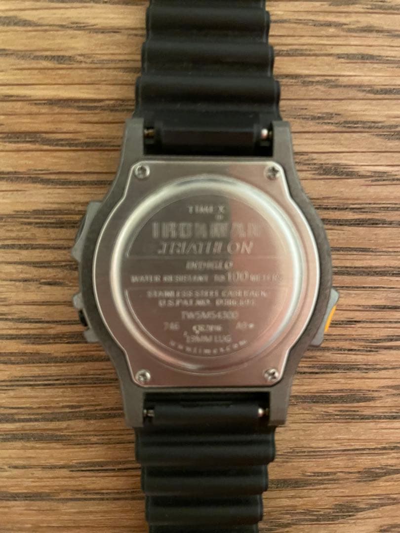 TIMEX IRONMAN デジタル腕時計 ブラック 8lap