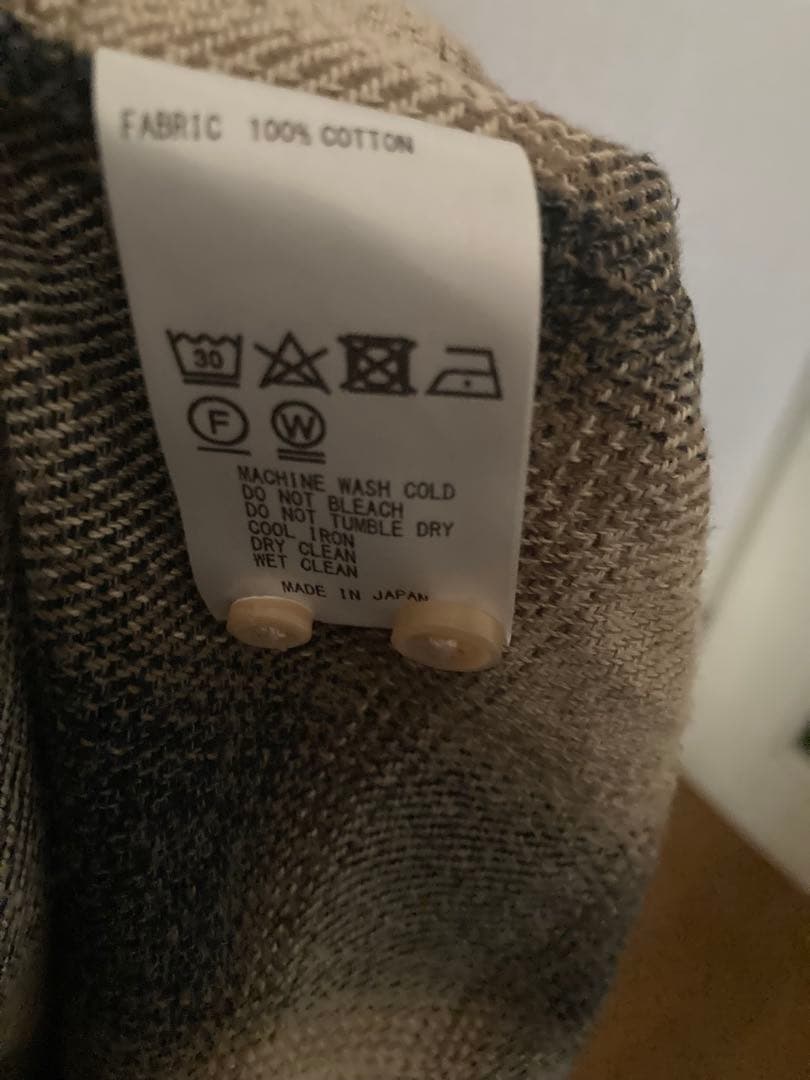 クチュールドアダム　フランネルオンブレーシャツ菊池京子