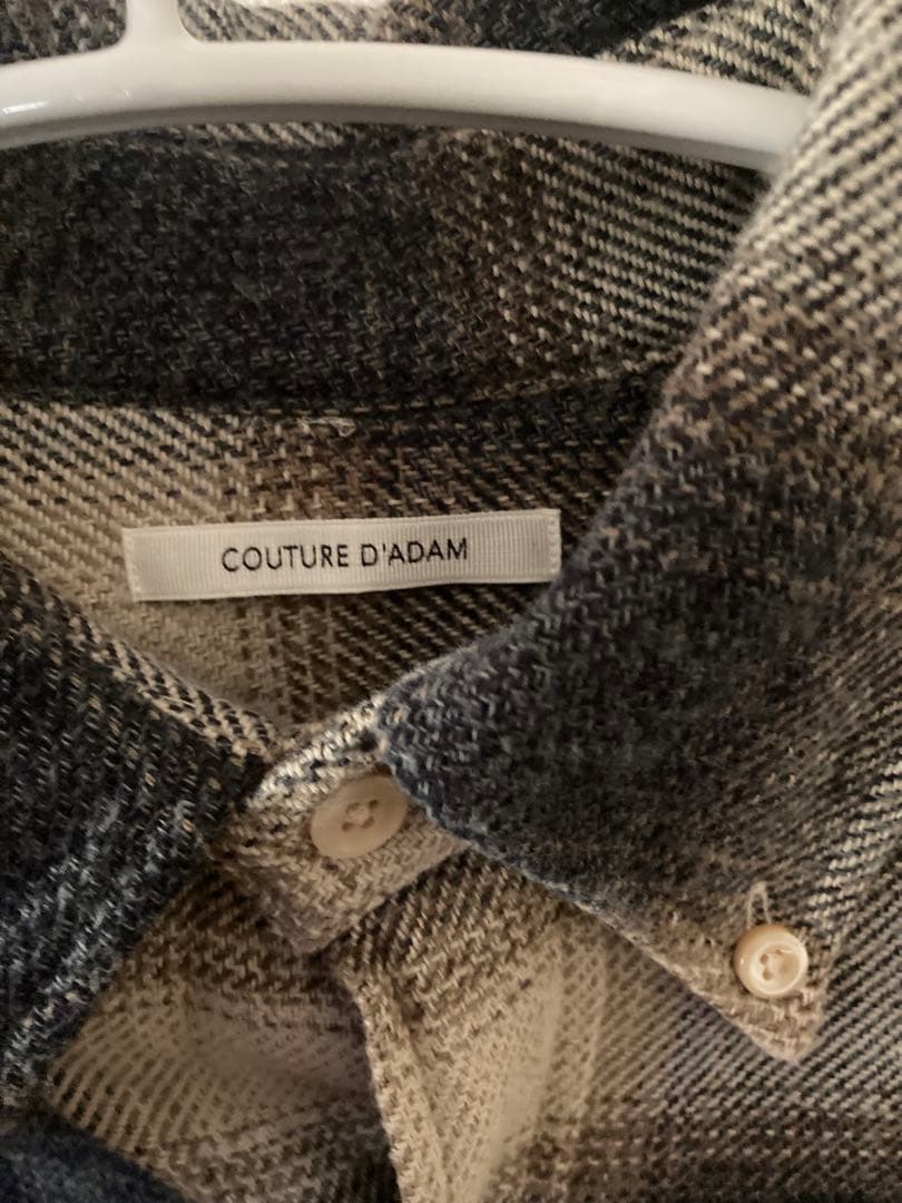 クチュールドアダム　フランネルオンブレーシャツ菊池京子