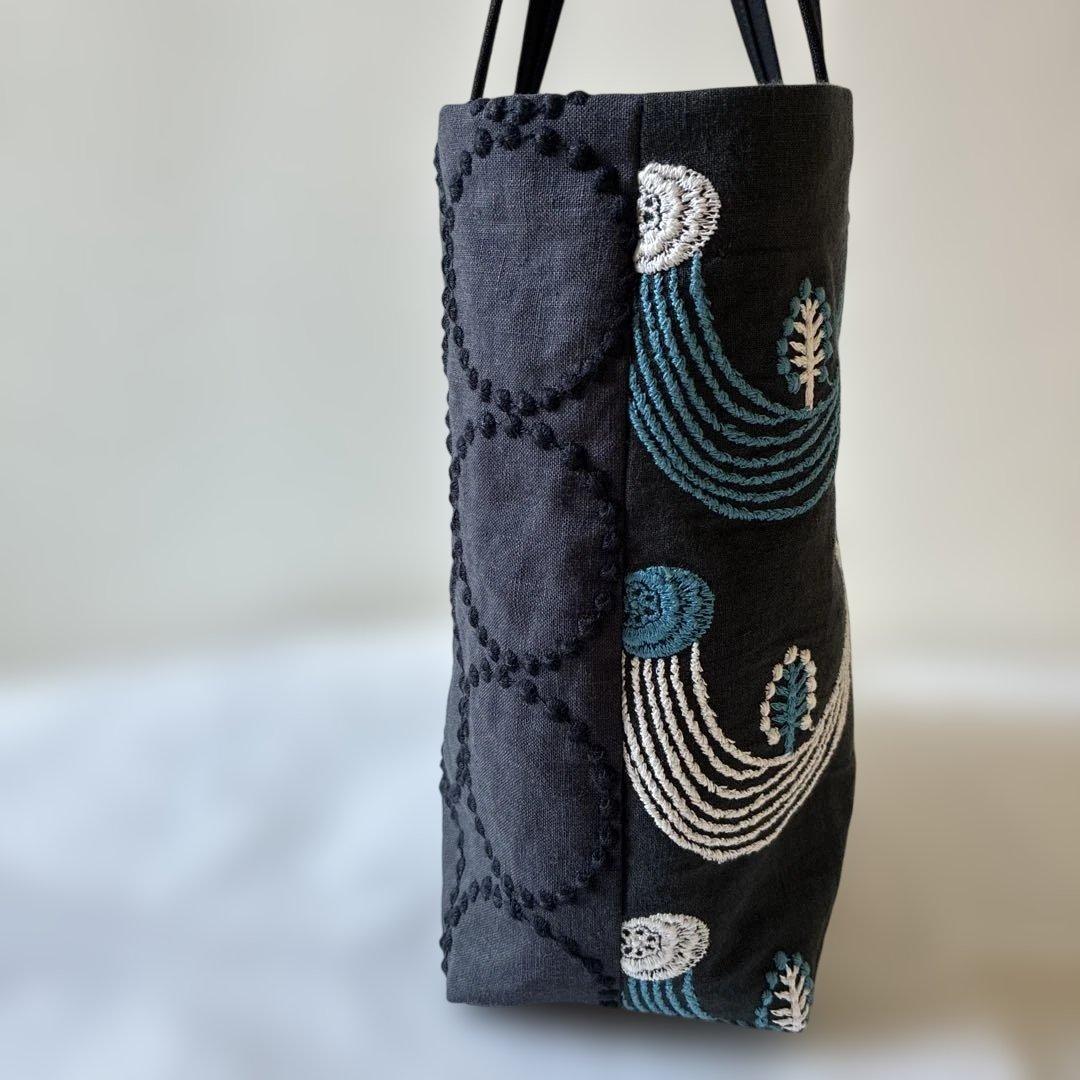 ミナペルホネン 生地使用　twitter/タンバリン　お散歩トートバッグ