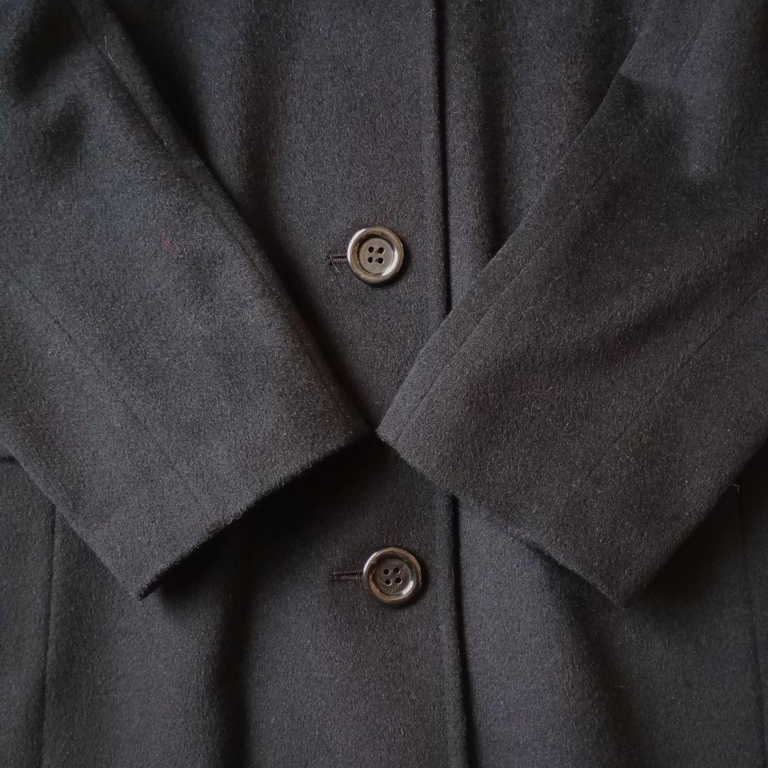 極美品　UNTITLED　ショールカラーコート　カシミヤ混　フォーマル　ゆったり
