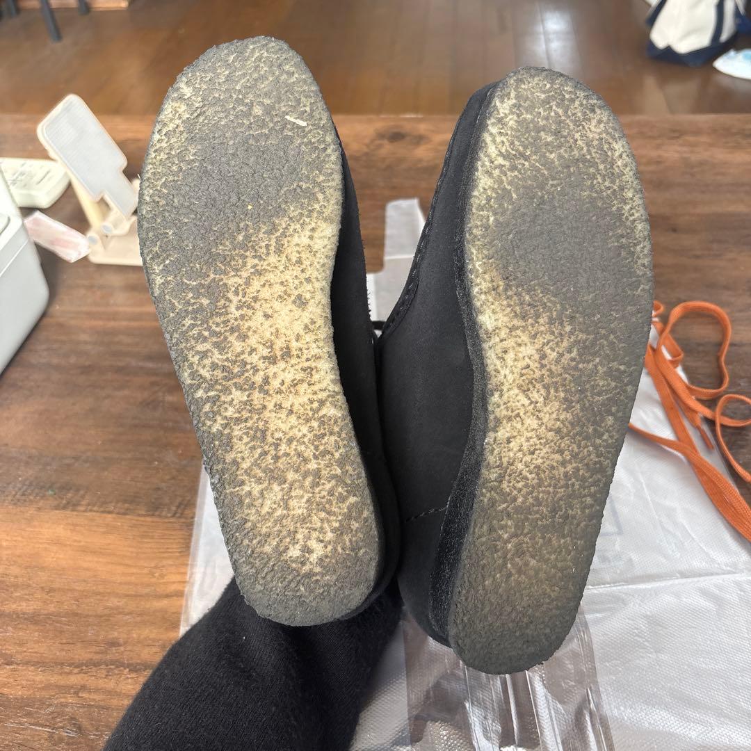 で*で様 Clarks Wallabee Boot. Black Sde