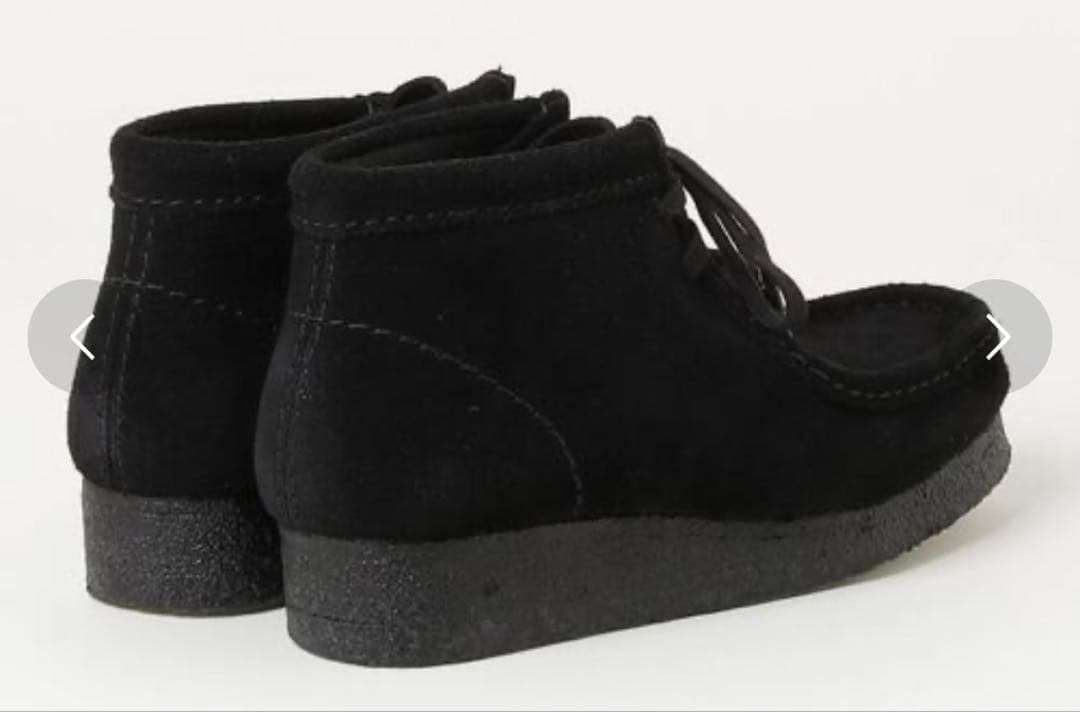 で*で様 Clarks Wallabee Boot. Black Sde