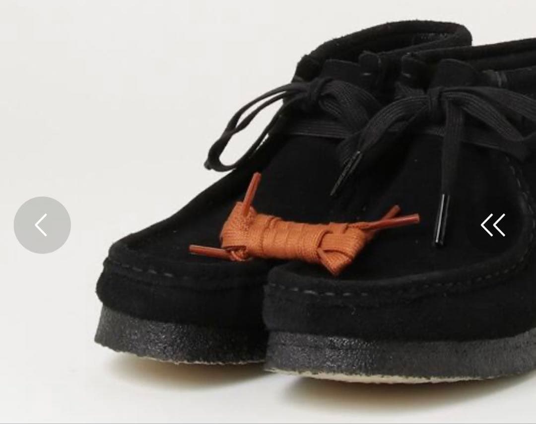 で*で様 Clarks Wallabee Boot. Black Sde