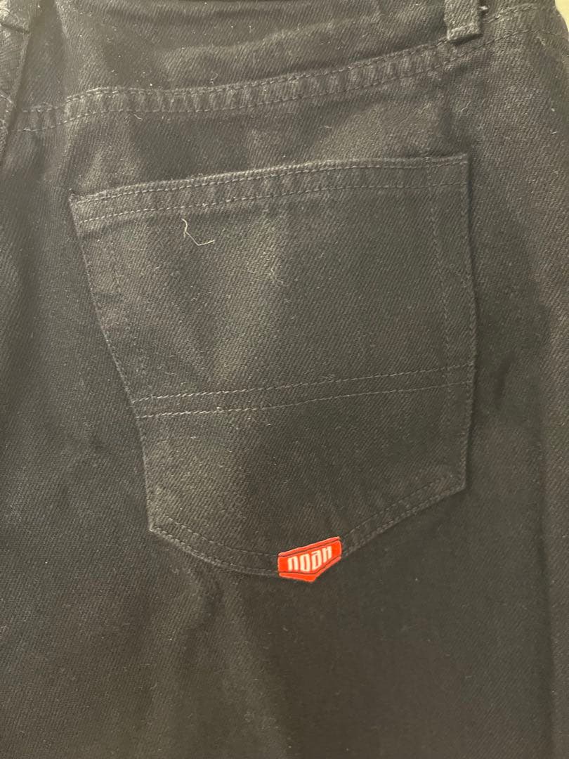 【NOAH】ブラックデニム　25ss
