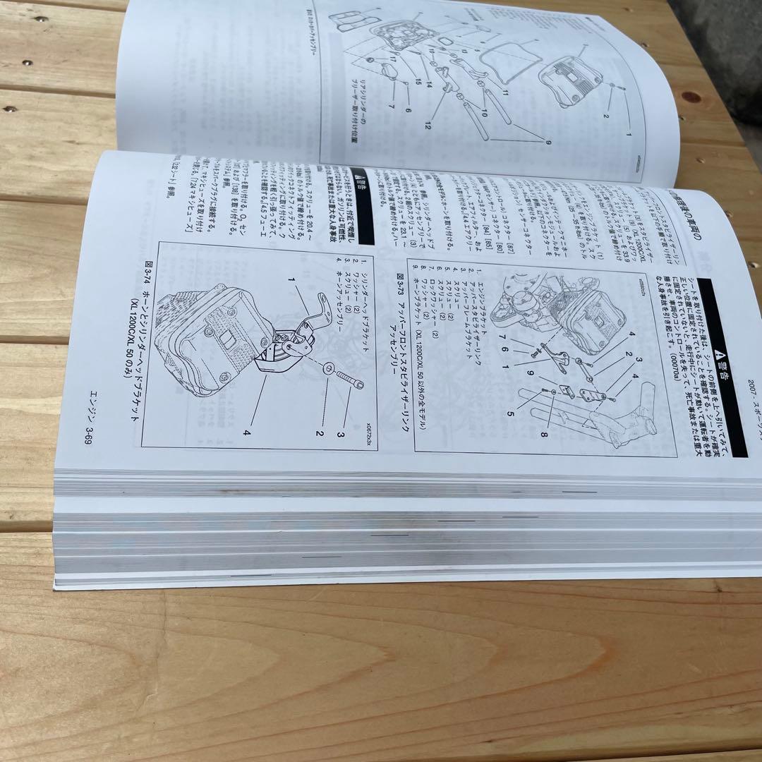 2007年スポーツスター 日本語版サービスマニュアル（50周年記念モデルを含む）