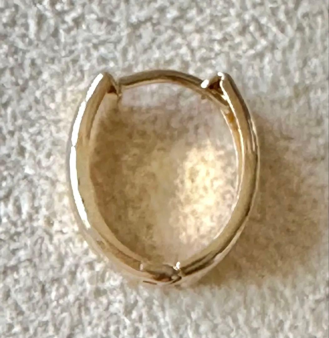 みー様　K14刻印あり 上品フープピアス片耳用14金