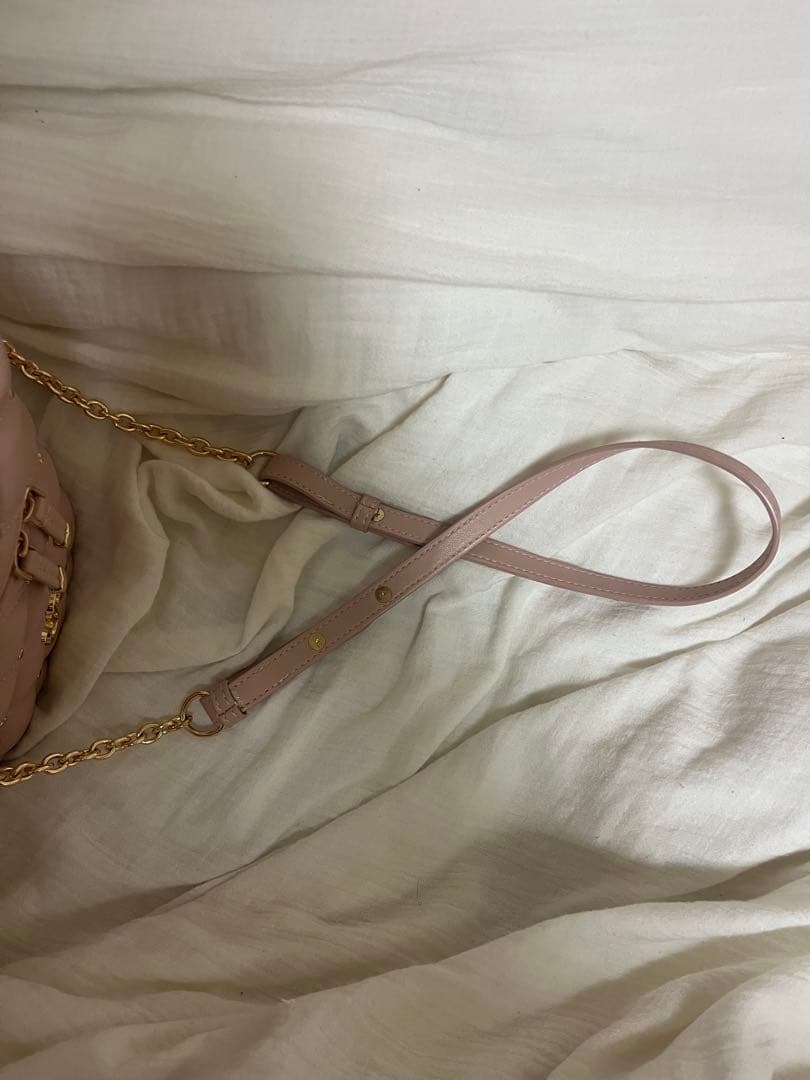 RANDA ハートコレクション ハートスタッズ2WAYキルティングバニティバッグ