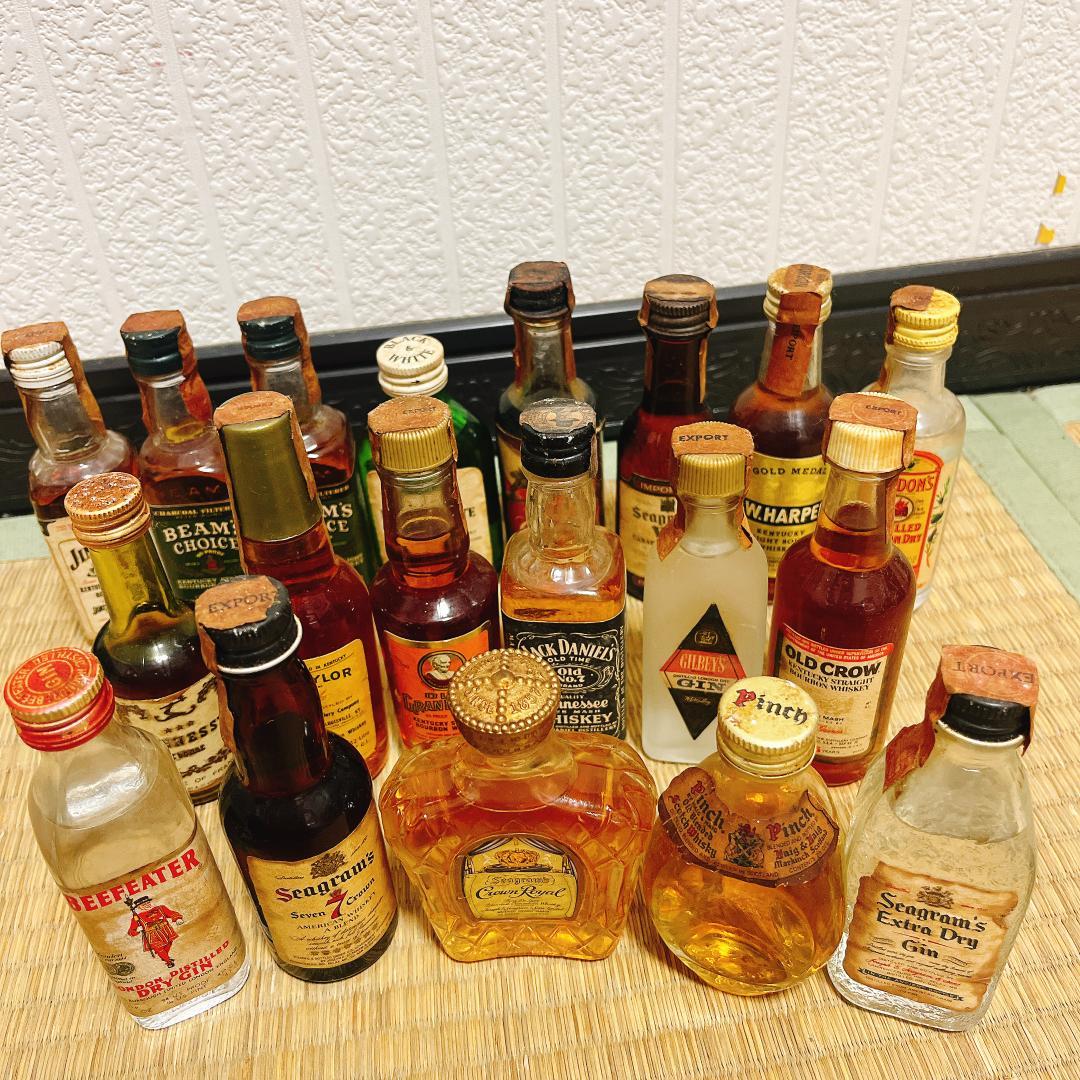 【未開封】ウイスキーミニボトル☆２１本セット☆古酒