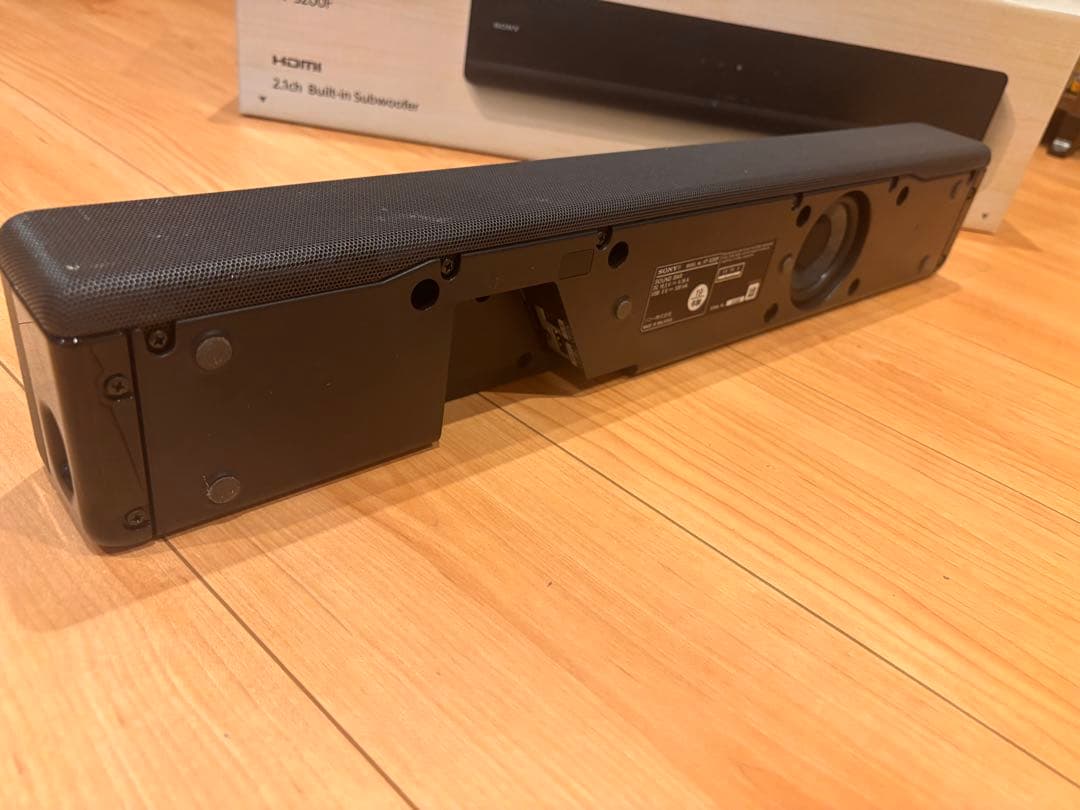 SONY HT-S200F サウンドバー（2020年製）