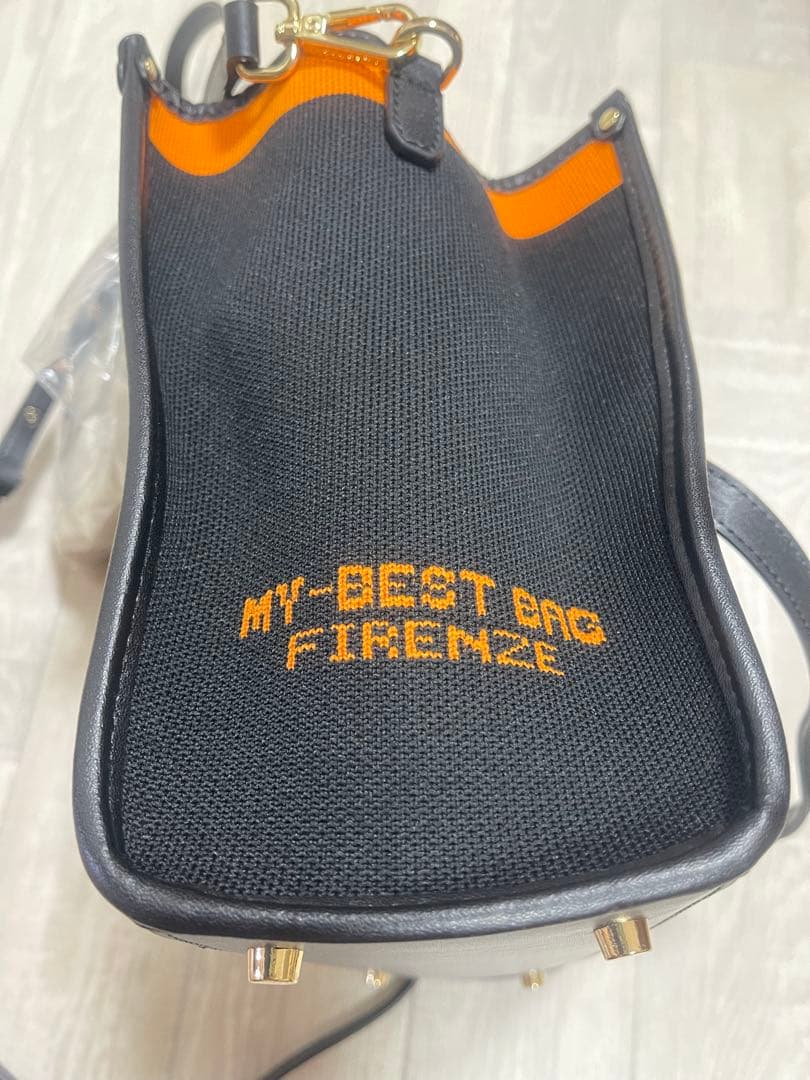 MY BEST BAG ブラックオレンジ トートバッグ