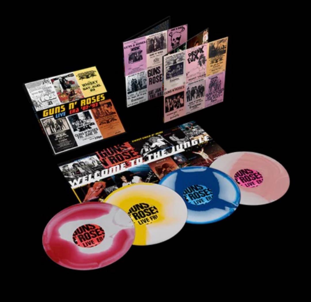 Guns N' Roses Live Era '87-'93限定カラーLP 角潰