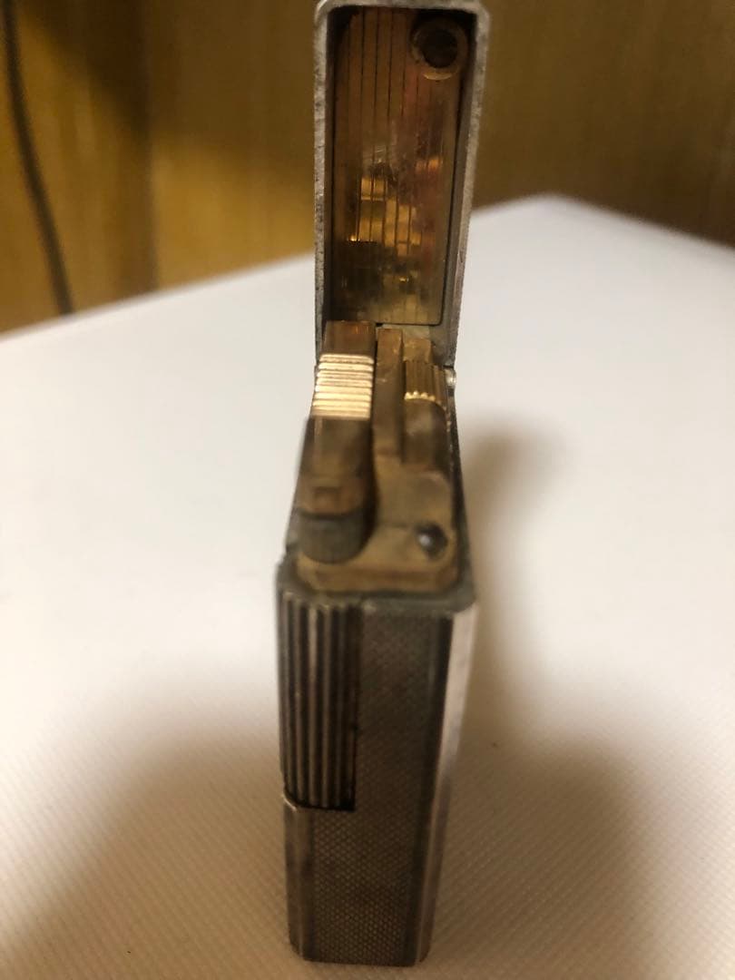 Y*A様 デュポン　LINE1 アンティーク金属製ライター テクスチャー仕上げ